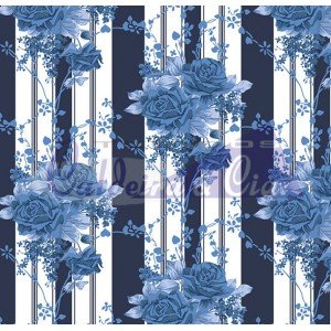 Flora cor 01 (Marinho) 